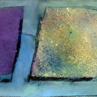 STUDY FOR QUARRY SERIES: TWO SETTS WITH COBALT VIOLET